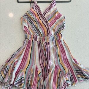 Striped Multicolor Romper